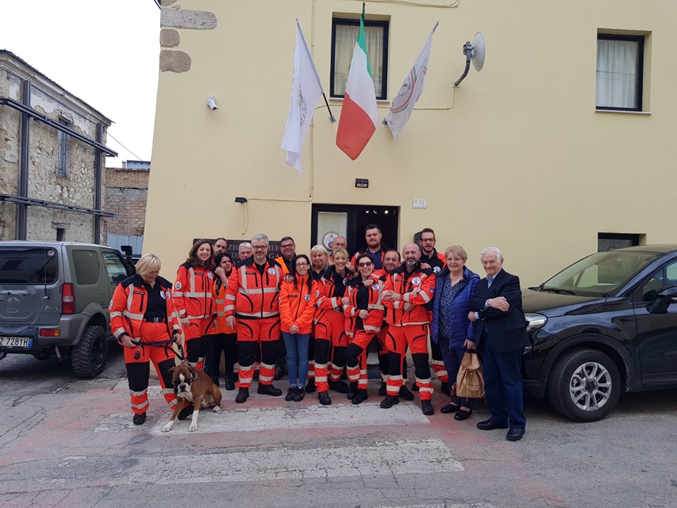 3 Agosto cerimonia di inaugurazione della sala adibita a C.O.C. (Centro Operativo Comunale) servizi di soccorso e di assistenza 