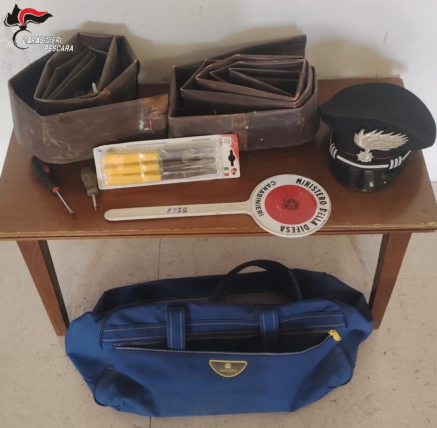 Pescara, rubano canaline di rame da due condomini: arrestati due uomini