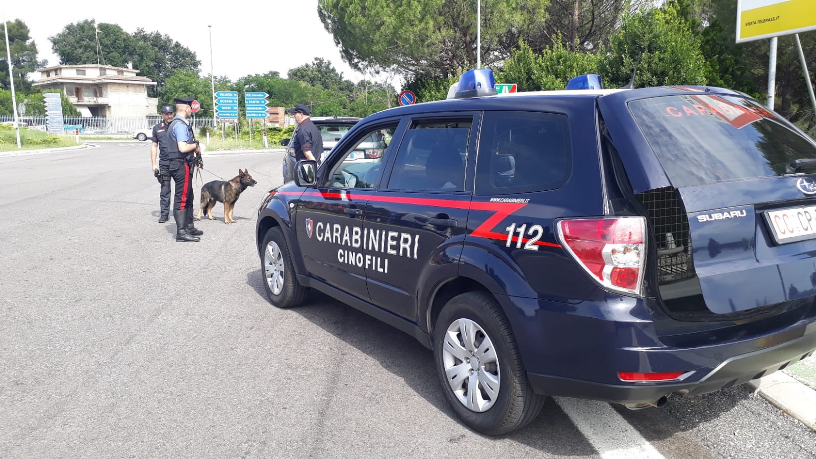 Esponente clan camorristico viola gli arresti domiciliari, arrestato dai carabinieri di San Salvo