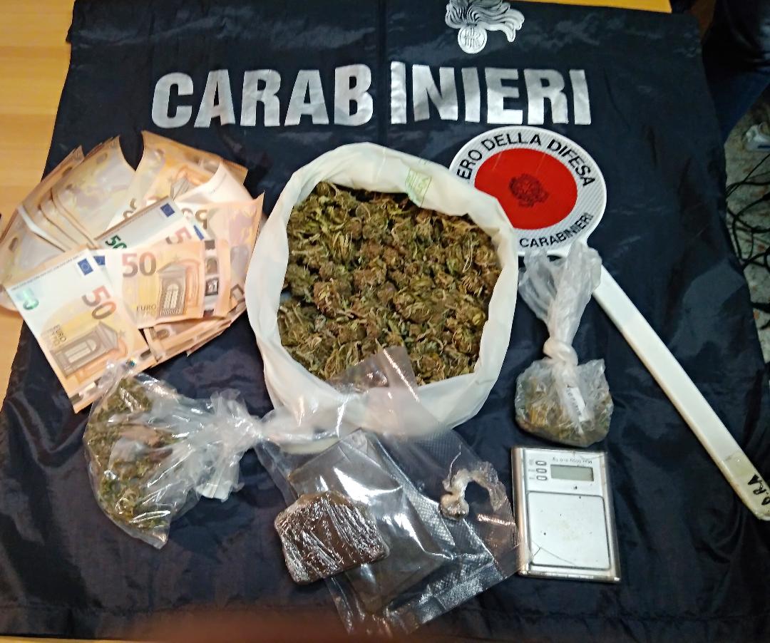 Castel Frentano (CH):  arrestato dai carabinieri con 3 etti di droga un 50enne