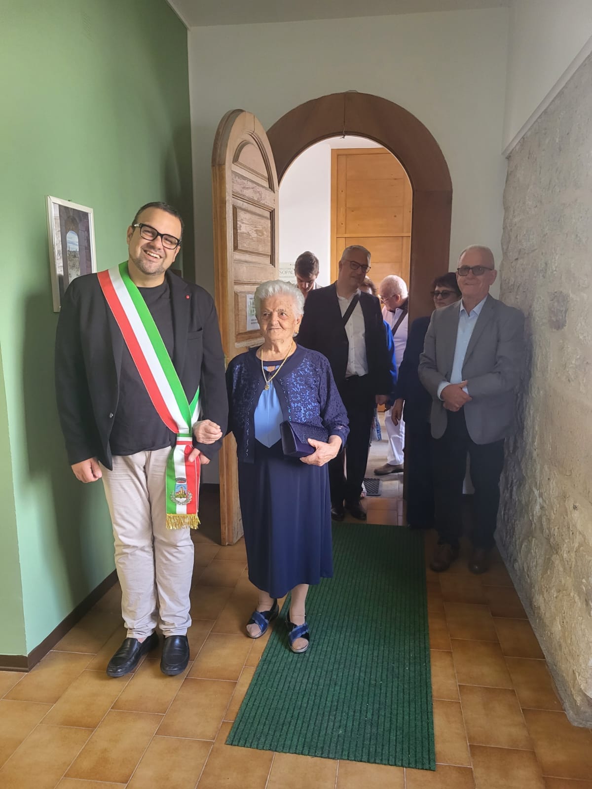 Grande festa in Municipio a Gessopalena per i 100 annoi di nonna Maria Giuseppina D'Amelio