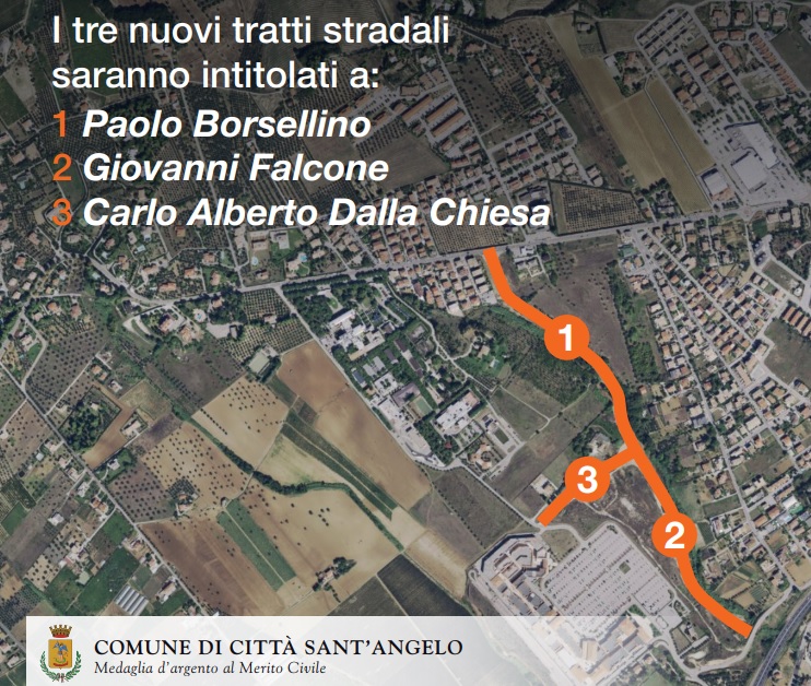 Inaugurazione di tre nuovi tratti stradali a Città Sant'Angelo