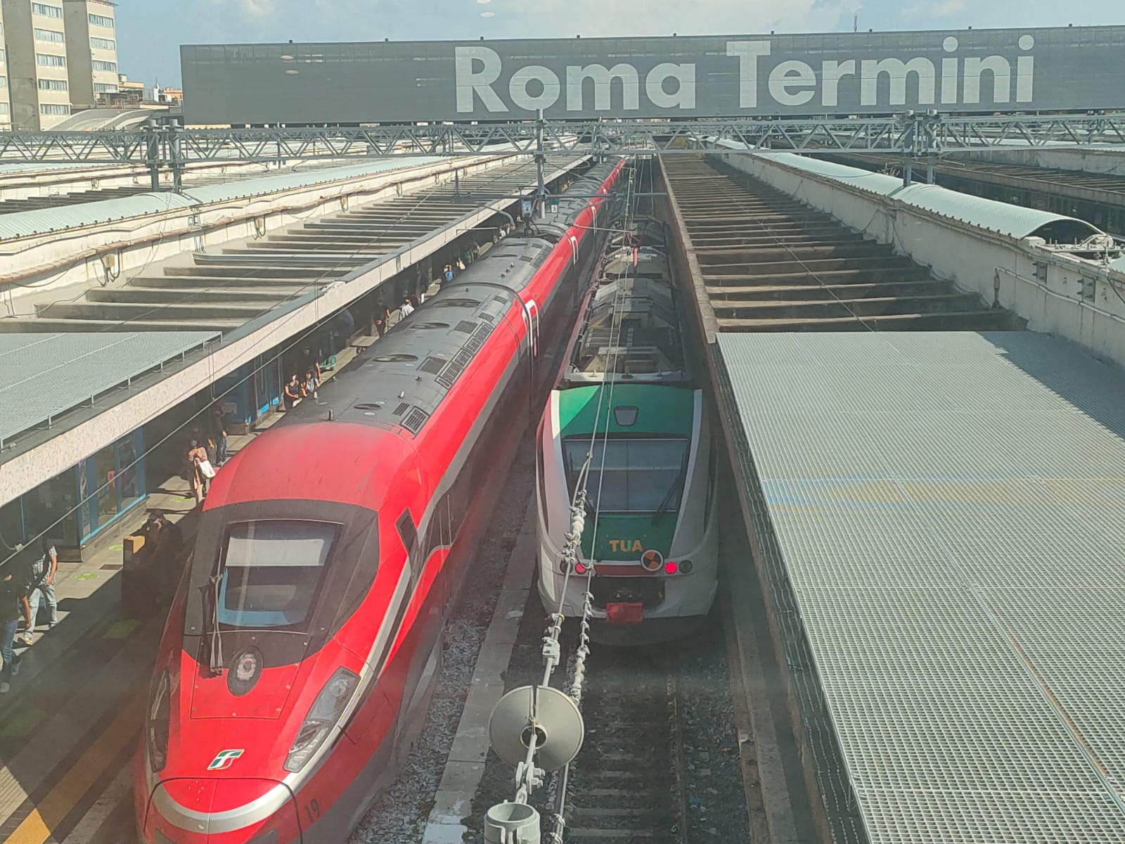 TUA effettua la corsa prova ferroviaria per collegamento veloce Pescara-Roma Termini