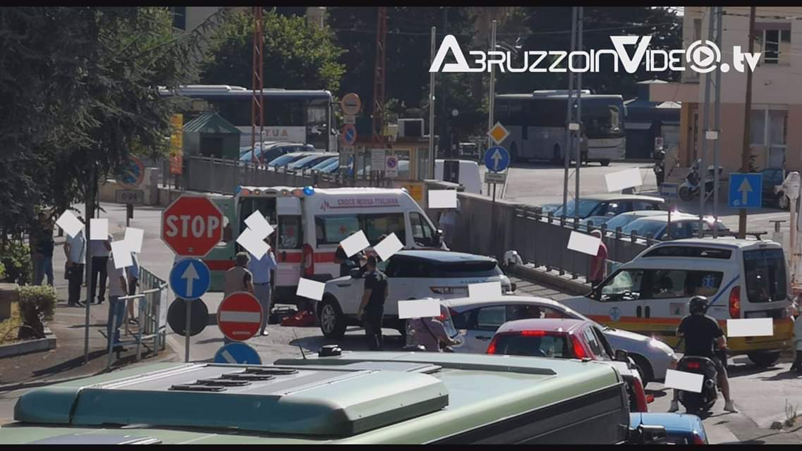 Incidente in pieno centro a Lanciano, grave una suora