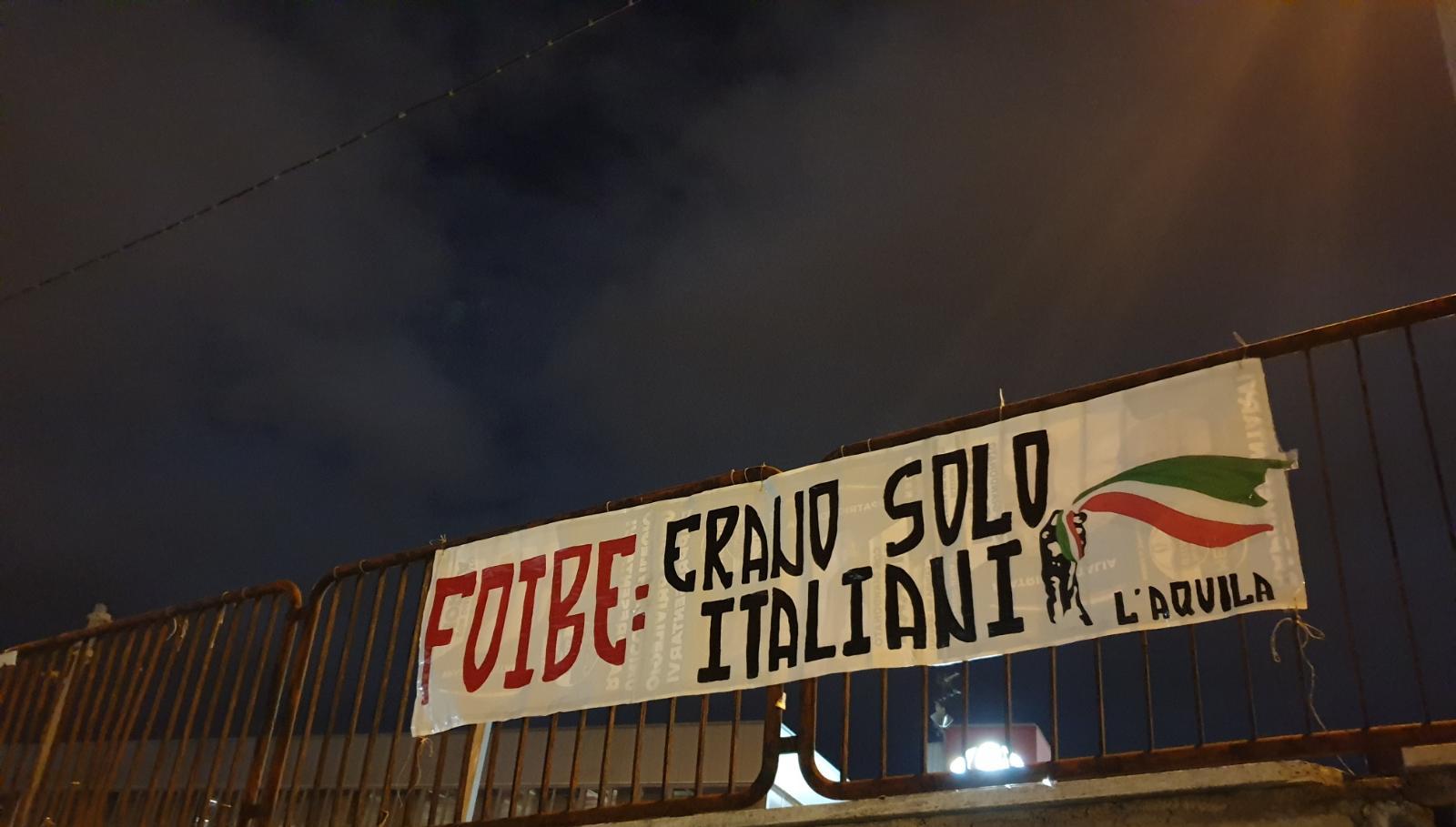 Gioventù Nazionale: “Foibe: erano solo italiani”