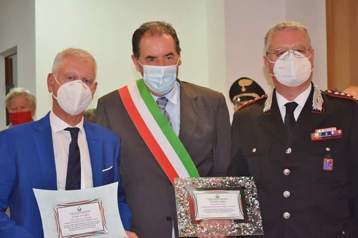 Fossacesia, cittadinanza benemerita all'ex Prefetto Barbato ed al Comandante Provinciale dei carabinieri Forleo
