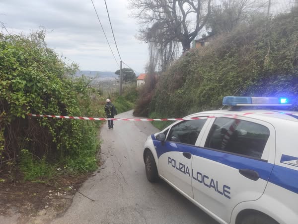 Maltempo Chieti, frane e smottamenti, chiusure stradali e interventi in corso