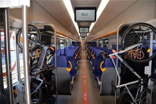 Trenitalia, in Abruzzo più spazio per le bici a bordo dei treni Minuetto
