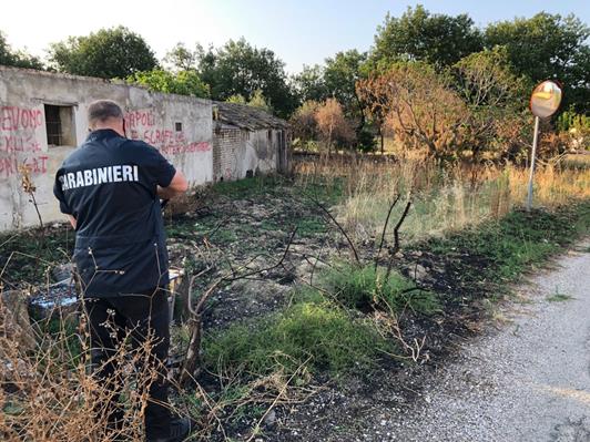 Carabinieri Forestale Pescara e Carabinieri di Rosciano arrestano un piromane