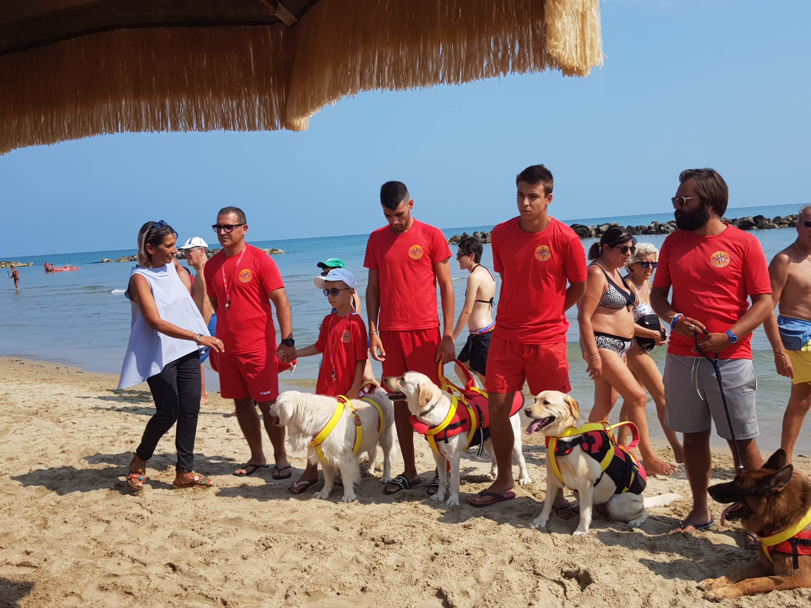 Sea Rescue Dog simulazioni di salvataggio in mare con cani addestrati a Pescara