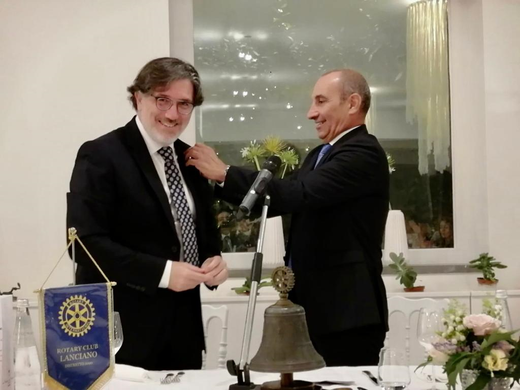 Marcello Rovetto nuovo Presidente dello storico Rotary Club Lanciano