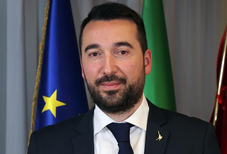 Nicola Campitelli ad Atessa per partecipare a FestAmbiente