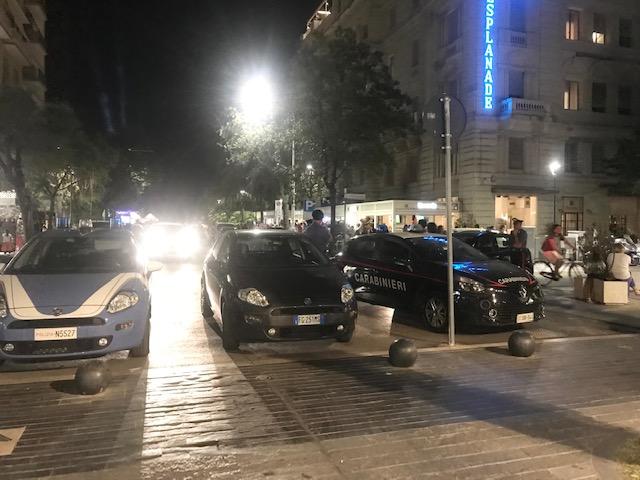 Pescara, primo weekend di Zona Bianca, i controlli delle Forze di Polizia