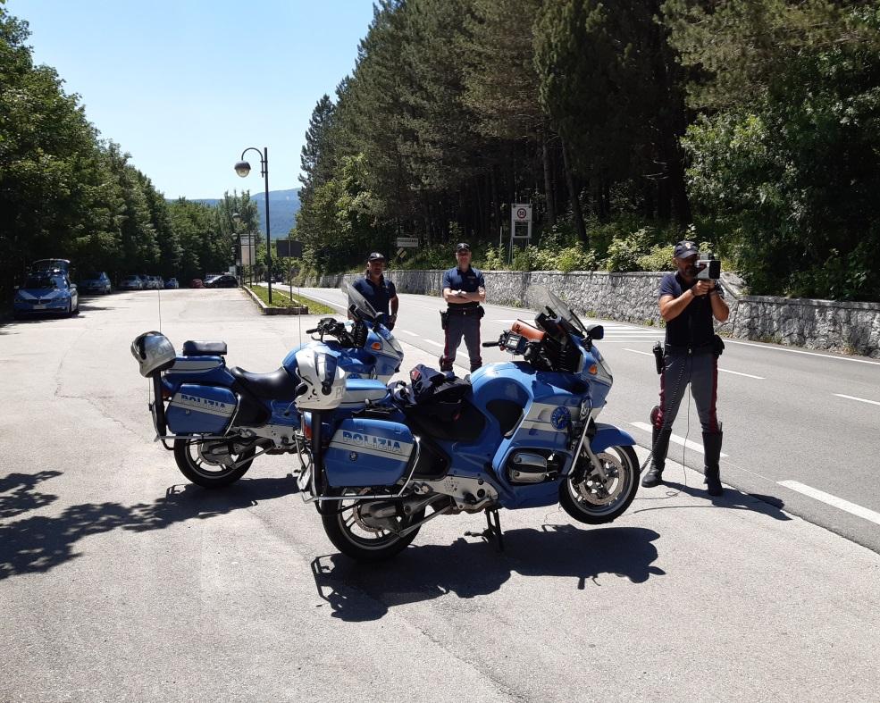 Intensificata l'attività di prevenzione della polizia stradale Abruzzo per prevenire incidenti stradali dovuti a fauna selvatica