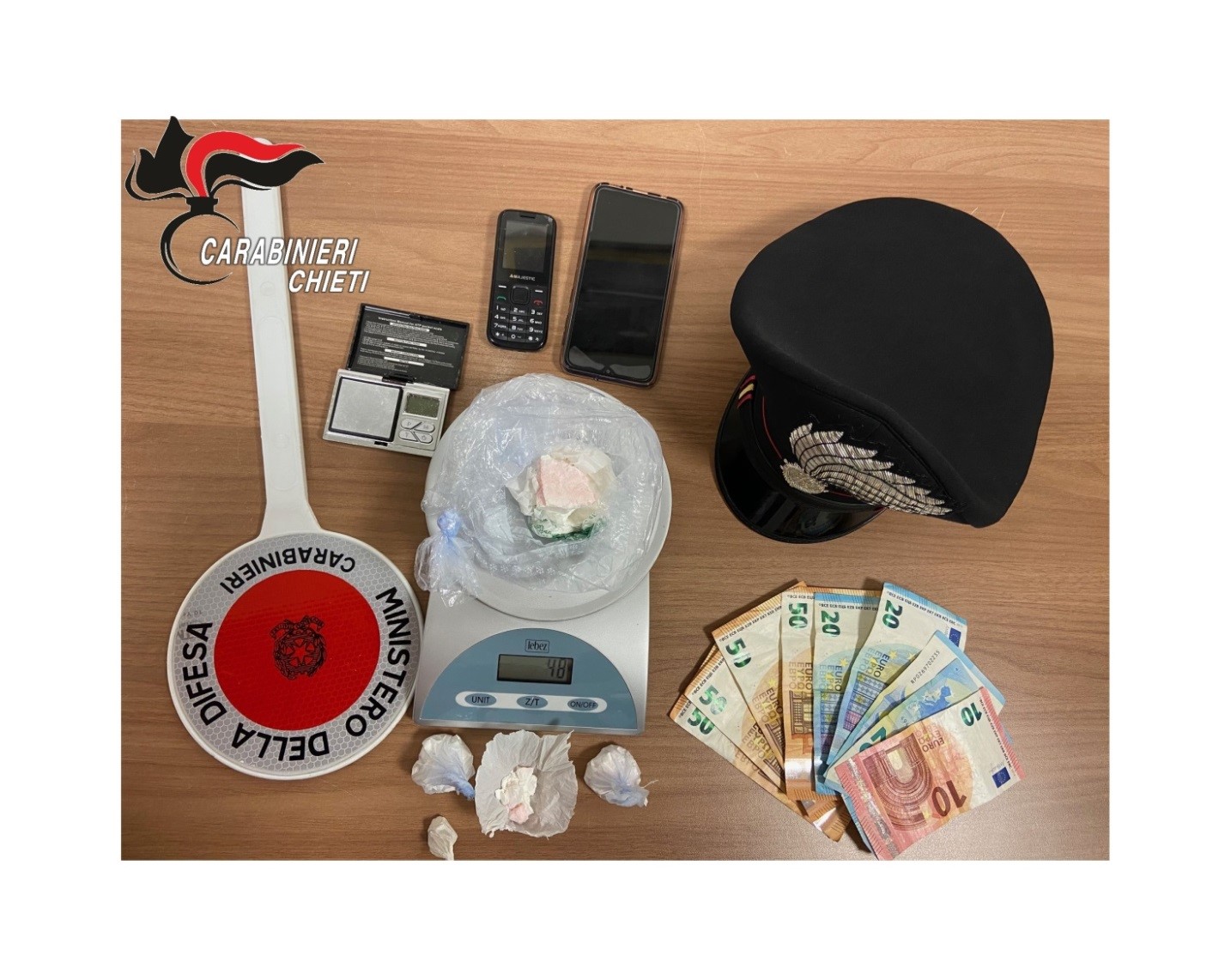 Droga, cocaina rosa in casa, arrestato 43enne dai Carabinieri di Francavilla al Mare 