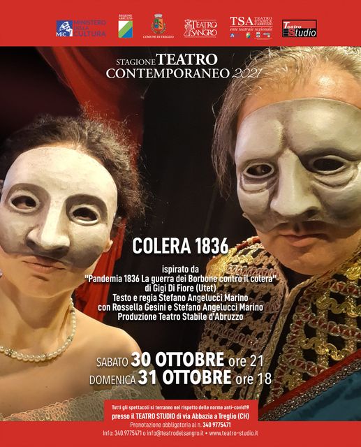Treglio, prosegue la stagione di Teatro Contemporaneo del Teatro del Sangro, in scena lo spettacolo “Colera 1836”