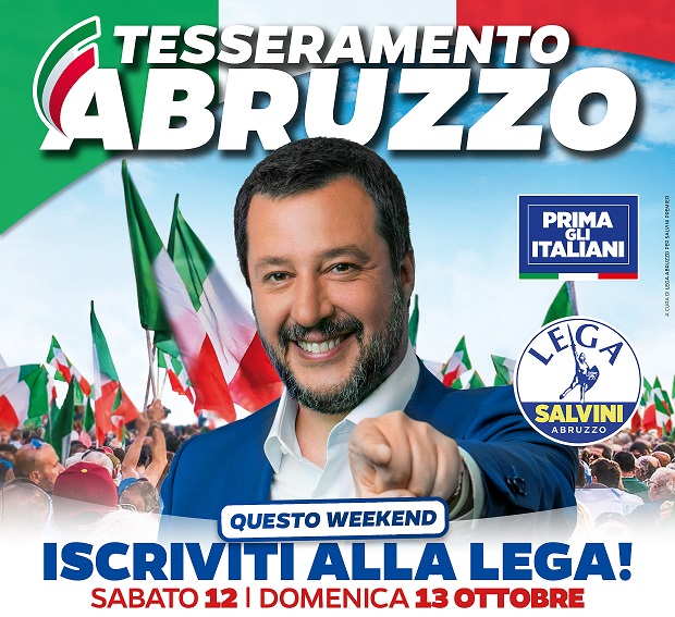 La Lega torna in piazza in Abruzzo con i suoi amministratori nel fine settimana 