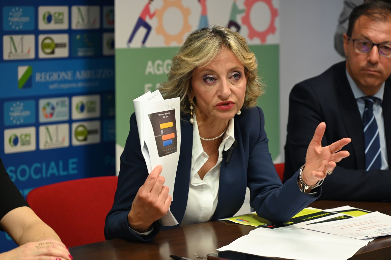 Lavoro: Tiziana Magnacca, sul fronte occupazionale Abruzzo regione in salute