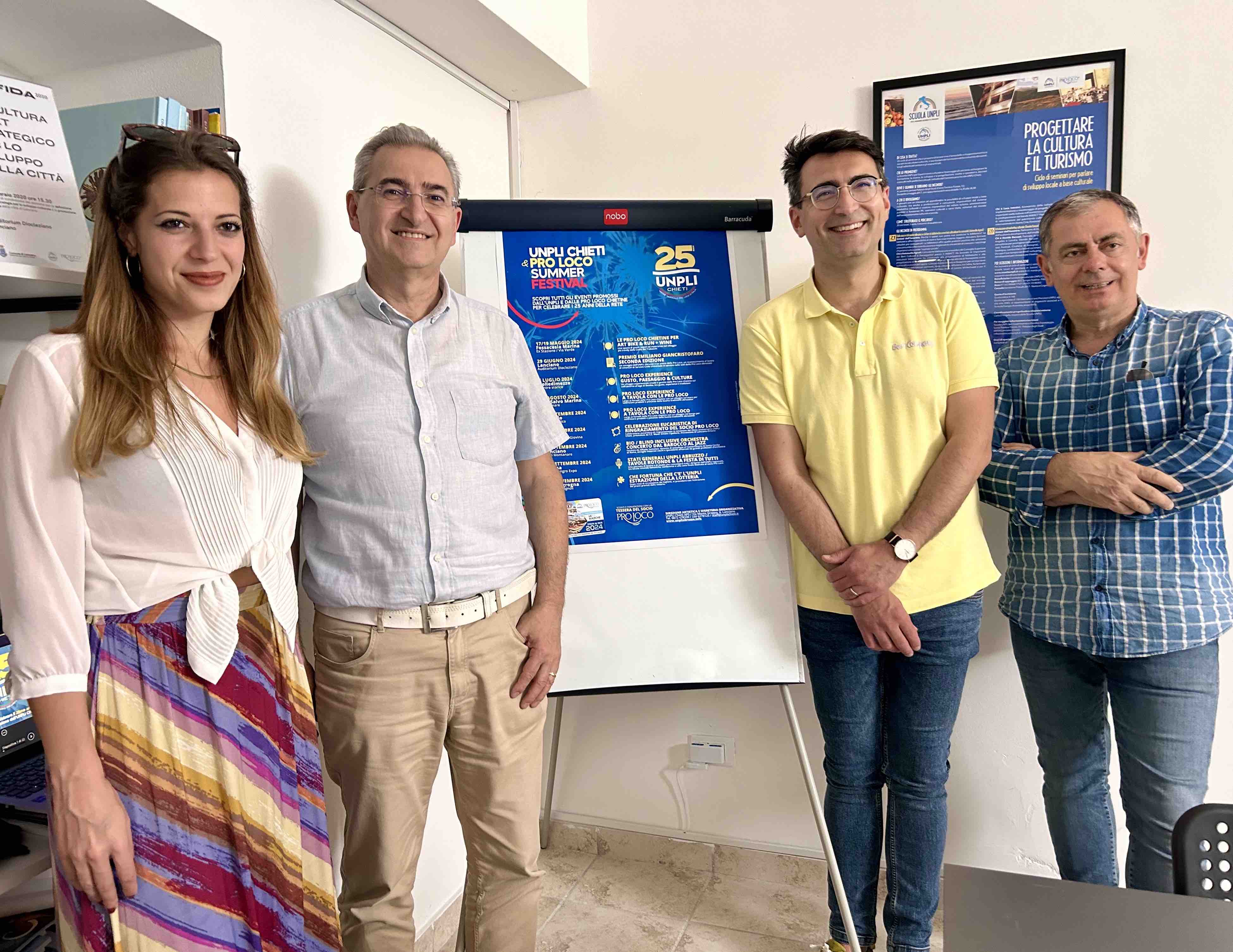 Cultura, turismo ed agroalimentare per i 25 anni dell’UNPLI Chieti